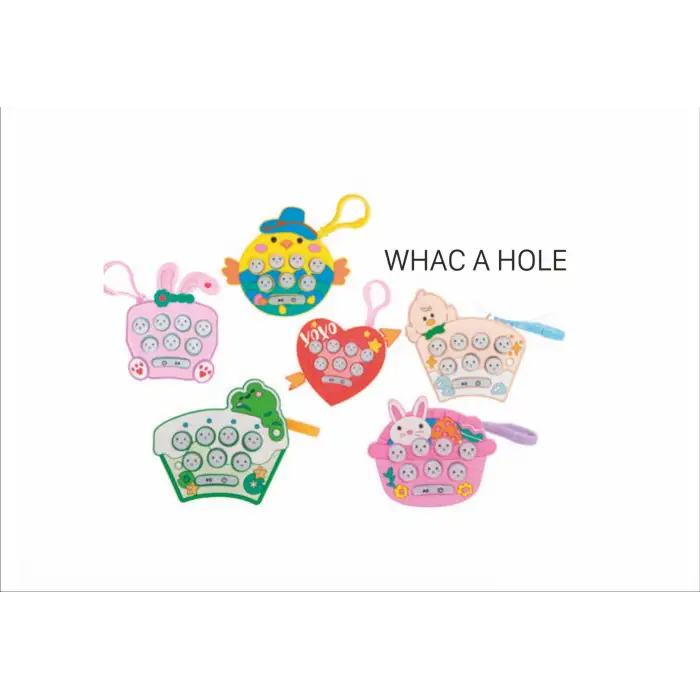 GIPTA WHAC A HOLE SİLİKON ANAHTARLIK (ST-48 Lİ )