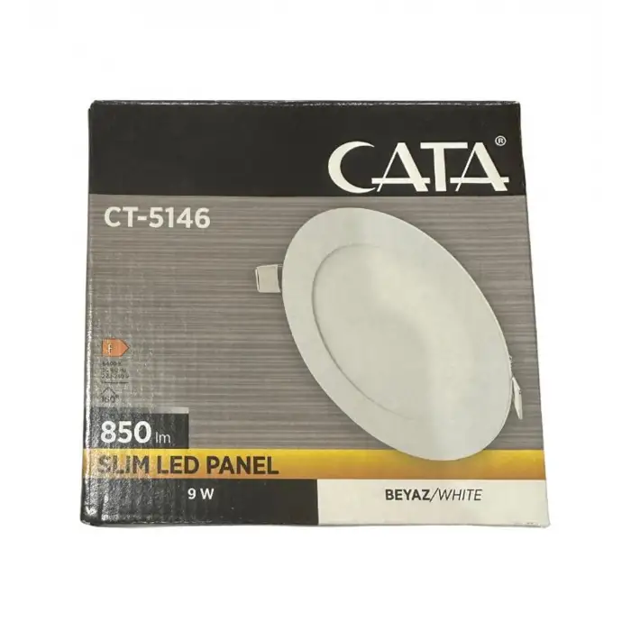 CATA PANEL LED ARMATÜR 9 W BEYAZ CT-5146