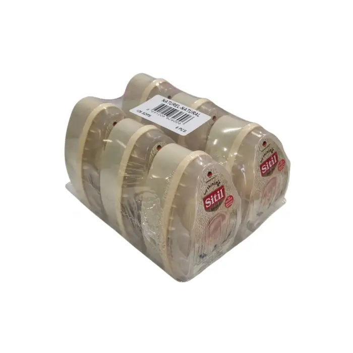 SİTİL AYAKKABI PARLATMA SÜNGERİ NATUREL DEPOLU (PKT-6 LI)