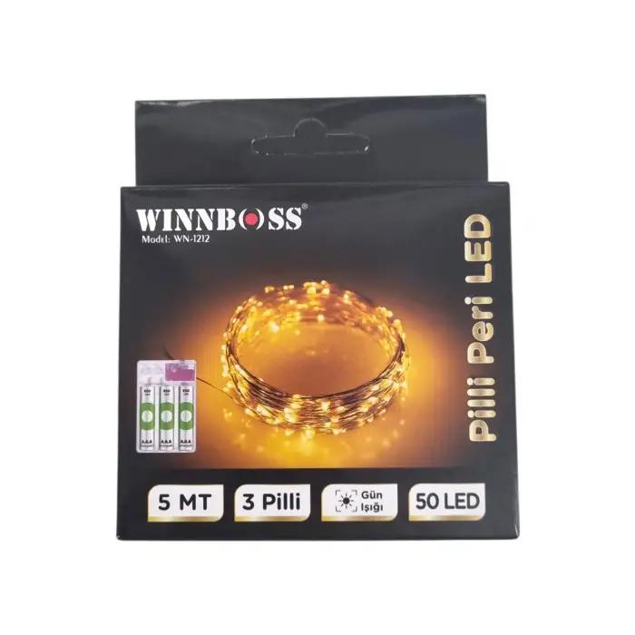 WINNBOSS PİLLİ PERİ LED 5 MT WN-1212