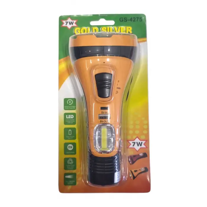 GOLD SILVER FENER ŞARJLI 7 W GS-4275