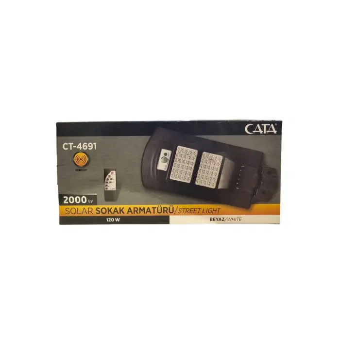 CATA SOLAR SOKAK ARMATÜRÜ 120 W BEYAZ CT-4691