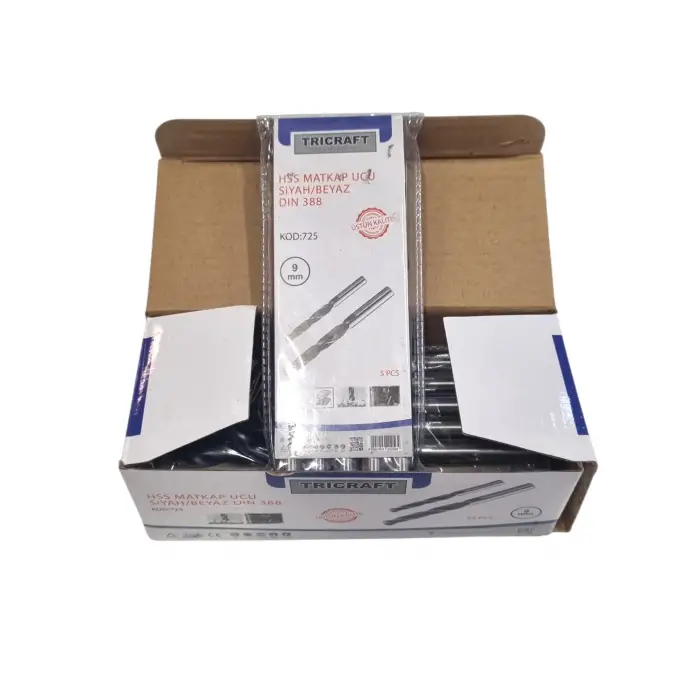 MEŞEM HSS MATKAP UCU 9 MM 725 (PK-5-KT-25 Lİ)