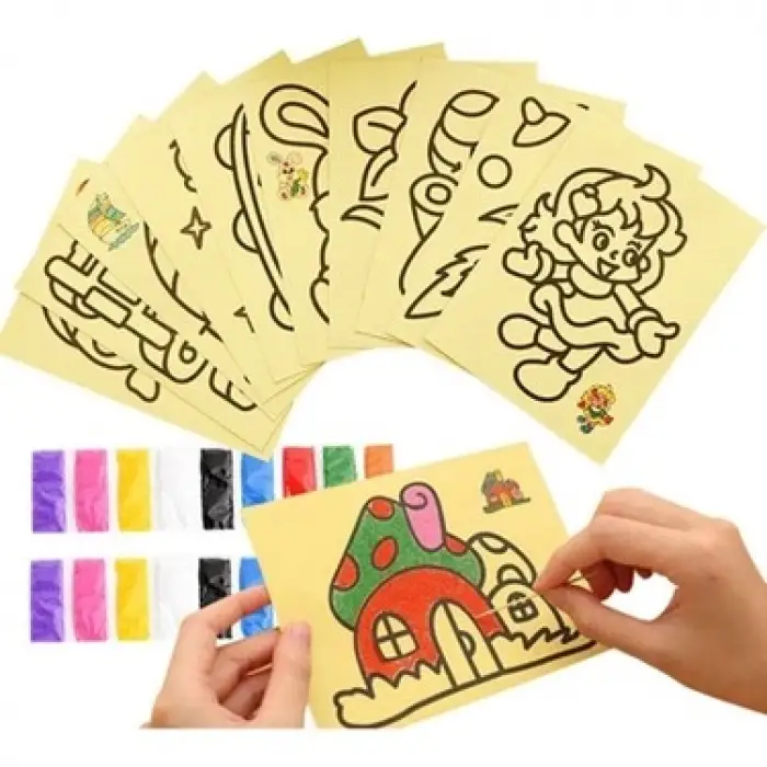 RENKLİ KUM ÇALIŞMASI MSY-9865 (PKT-20 Lİ)