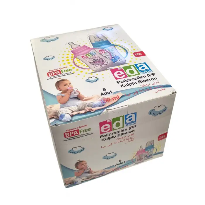 EDA KULPLU BİBERON 150 ML (PKT-8 Lİ)
