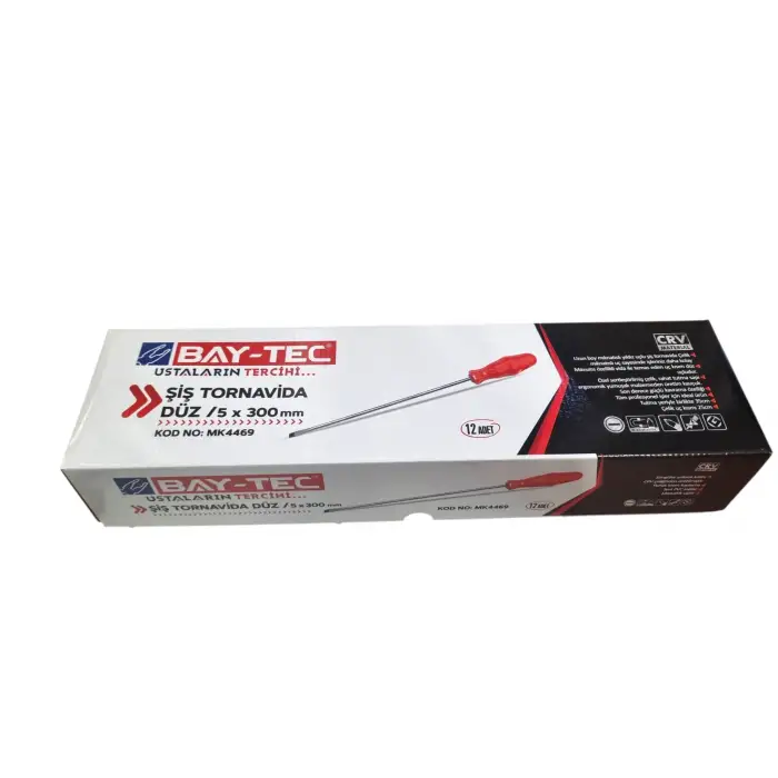 BAY-TEC TEK TORNAVİDA 5X300 MM DÜZ MK-4469