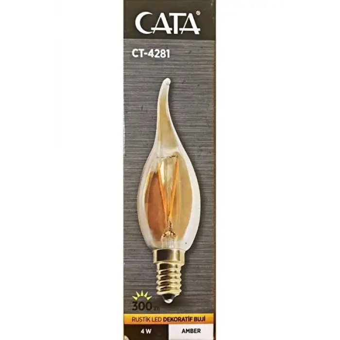 CATA RUSTİK LED DEKORATİF BUJİ 4 W 4281