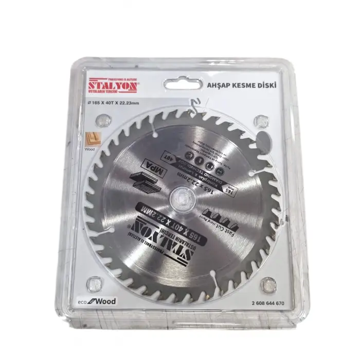STALYON AHŞAP KESME DİSKİ 165 MM KD-002