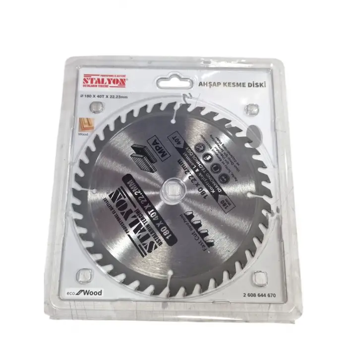 STALYON AHŞAP KESME DİSKİ 180 MM KD-003
