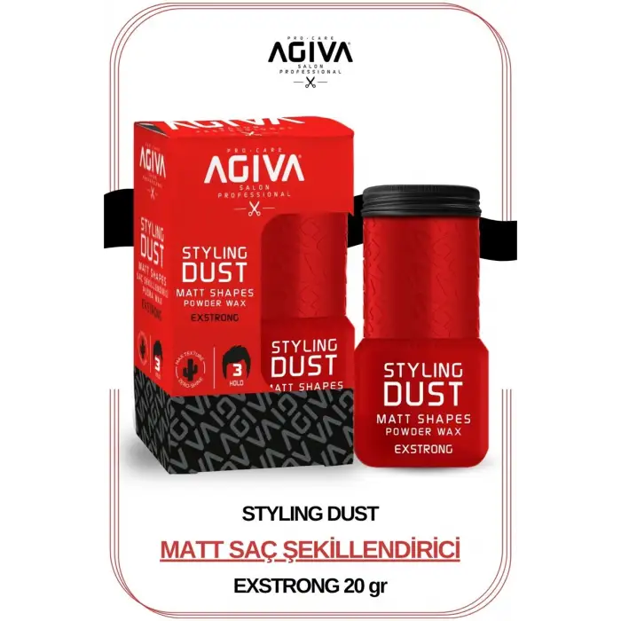 AGİVA SAÇ PUDRASI 20 GR KIRMIZI