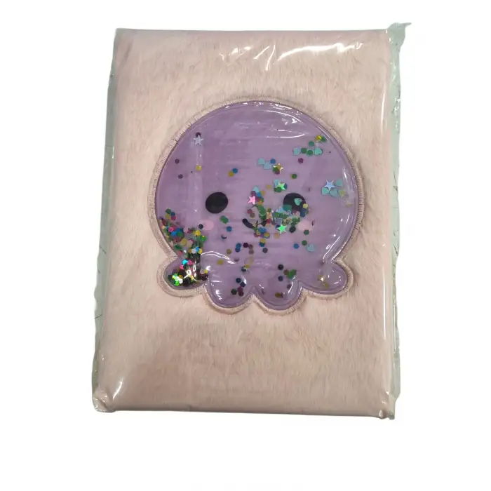 FİXPOİNT NOT DEFTERİ PELUŞ PULLU KAPAK 80YP P-3394