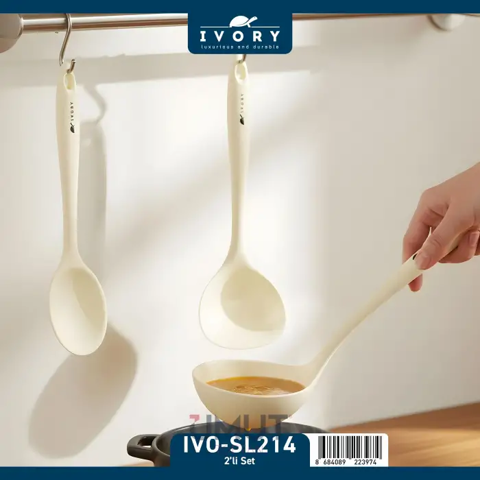 IVORY SİLİKON MUTFAK SETİ 2 Lİ IVO-SL214