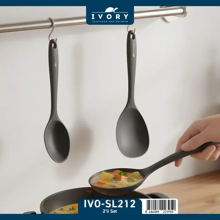 IVORY SİLİKON MUTFAK SETİ 2 Lİ IVO-SL212