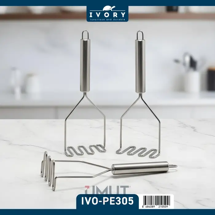 IVORY PATATES EZİCİ METAL SAPLI IVO-PE305