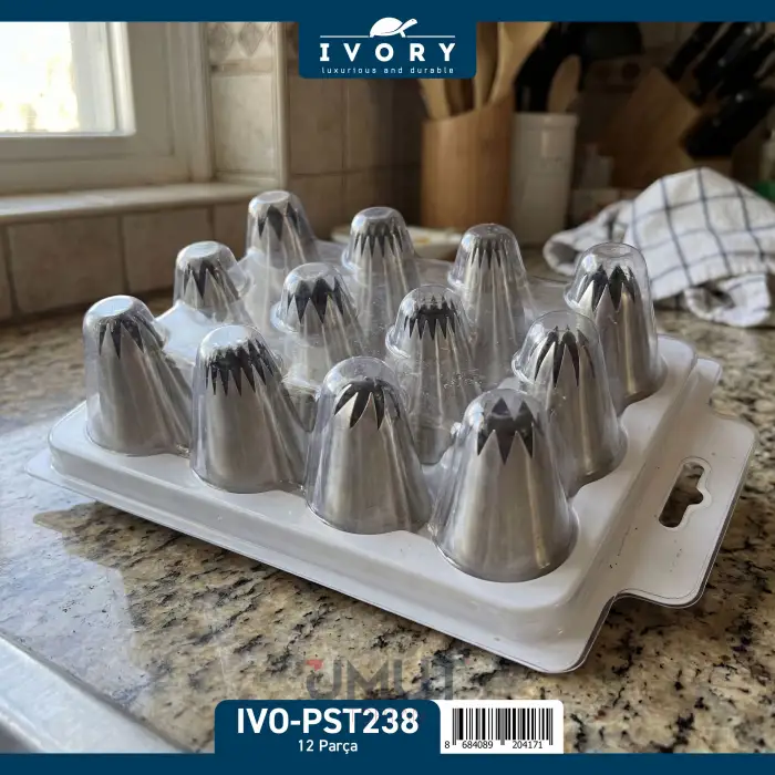 IVORY KREMA TORBASI DUY SETİ 12 Lİ IVO-PST238