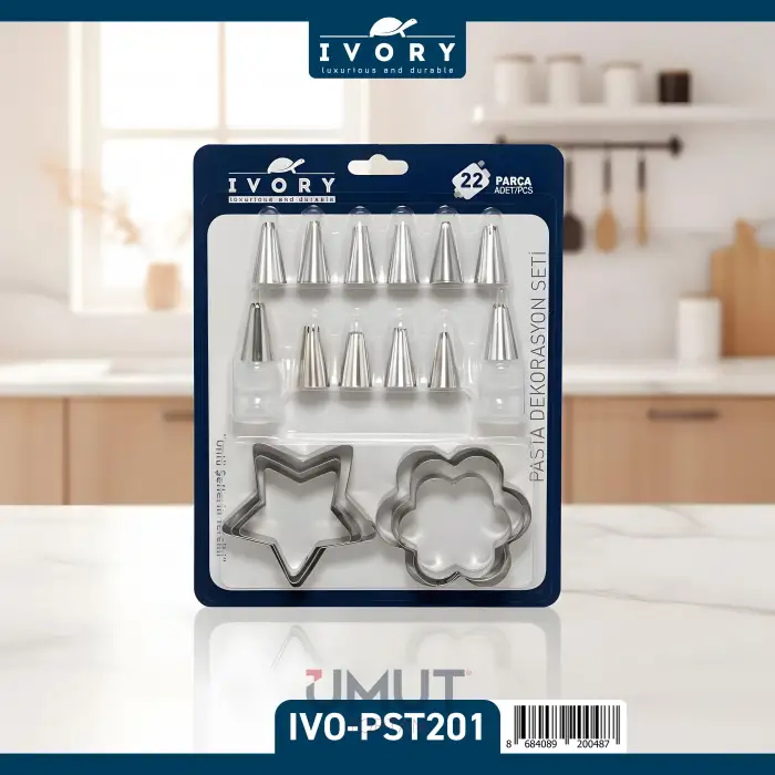 IVORY PASTA DEKORASYON SETİ IVO-PST201
