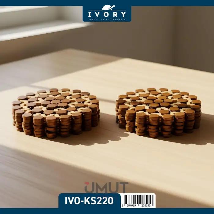 IVORY BAMBU NİHALE BONCUK YUVARLAK IVO-KS220