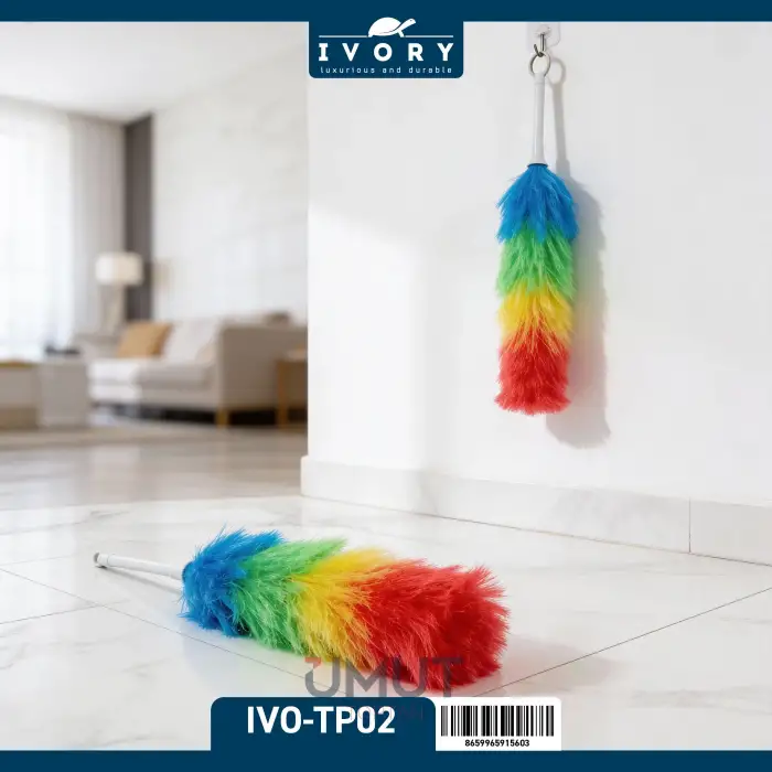 IVORY TOZ ALICI RENKLİ PÜSKÜL IVO-TP02