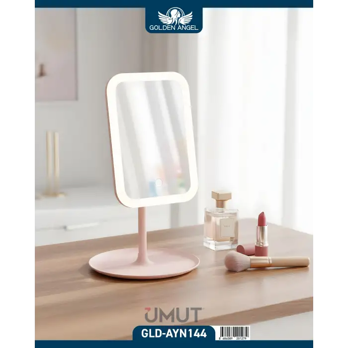 GOLDEN CEP AYNASI TOMBUL YUVARLAK AYN-144(PK-12Lİ)