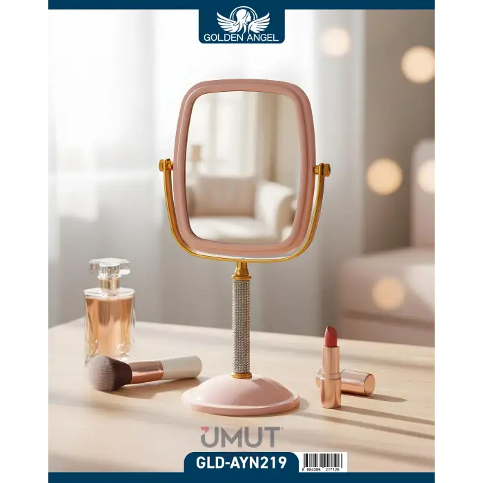 GOLDEN ANGEL MASA ÜSTÜ MAKYAJ AYNA AYN-219