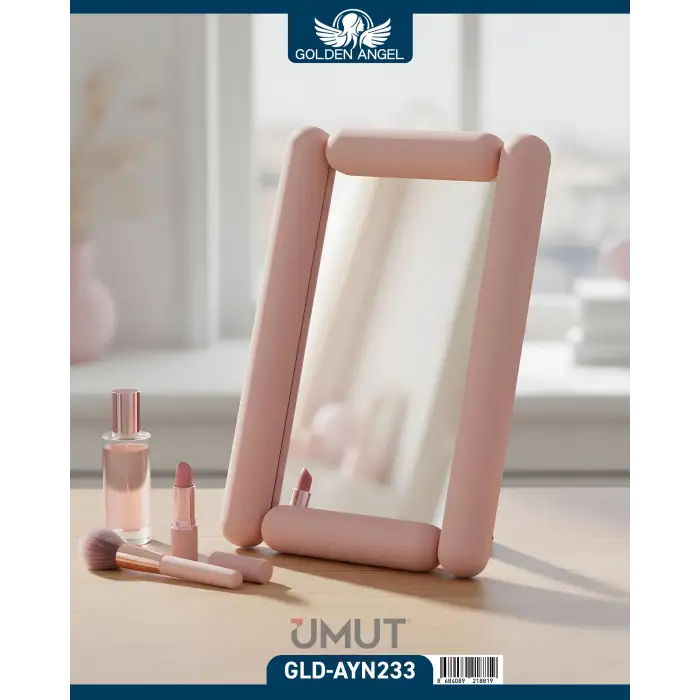 GOLDEN ANGEL MASA ÜSTÜ MAKYAJ AYNA AYAKLI AYN-233