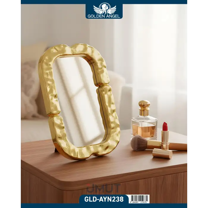 GOLDEN ANGEL MASA ÜSTÜ MAKYAJ AYNA AYAKLI AYN-238