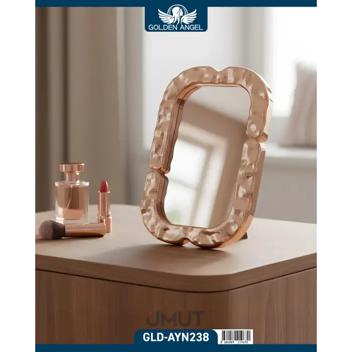 GOLDEN ANGEL MASA ÜSTÜ MAKYAJ AYNA AYAKLI AYN-238