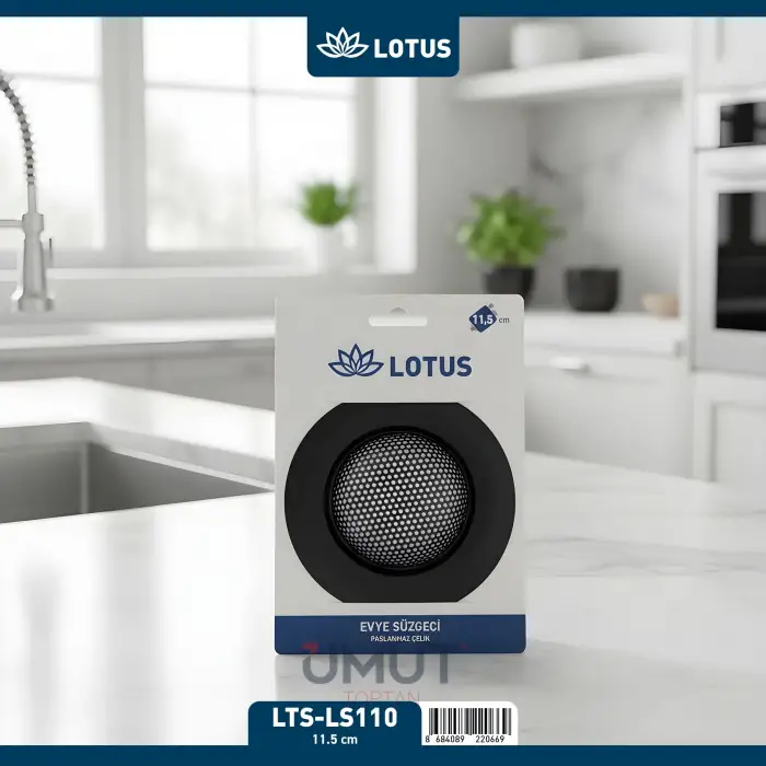 LOTUS LAVABO SÜZGECİ 11,5 CM SİYAH LTS-LS110