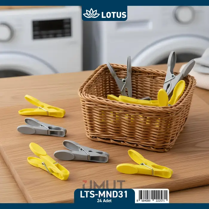 LOTUS SİLİKON MANDAL 24 LÜ LTS-MND31