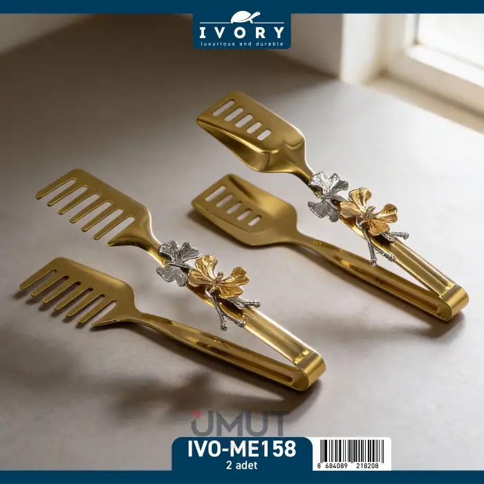 IVORY SUNUM MAŞASI SETİ GOLD IVO-ME158