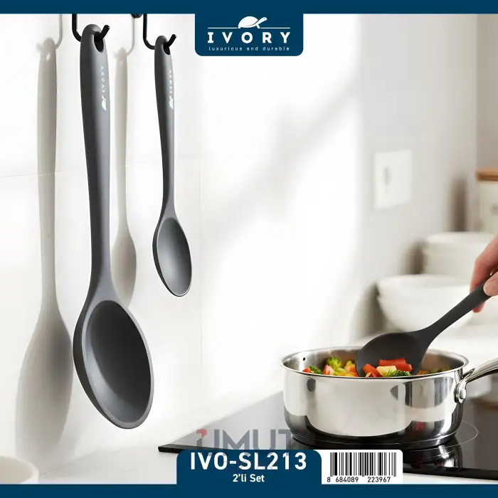 IVORY SİLİKON MUTFAK SETİ 2 Lİ IVO-SL213