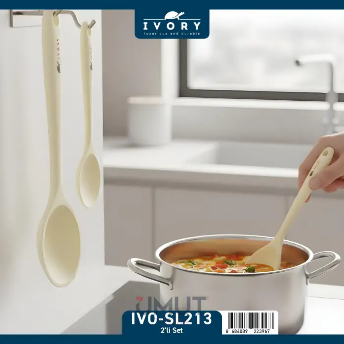 IVORY SİLİKON MUTFAK SETİ 2 Lİ IVO-SL213