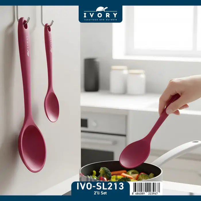 IVORY SİLİKON MUTFAK SETİ 2 Lİ IVO-SL213
