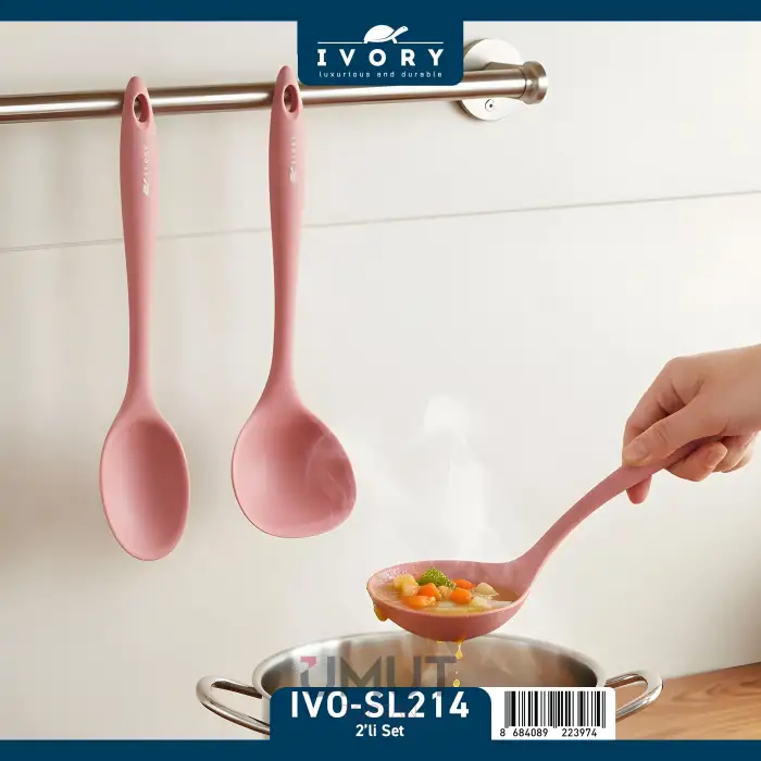 IVORY SİLİKON MUTFAK SETİ 2 Lİ IVO-SL214