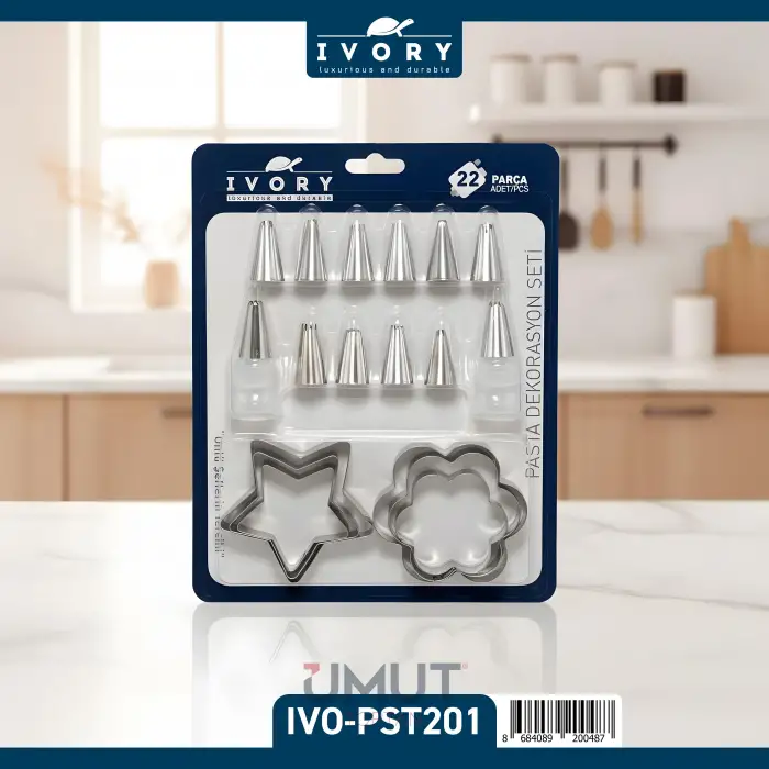 IVORY PASTA DEKORASYON SETİ IVO-PST201