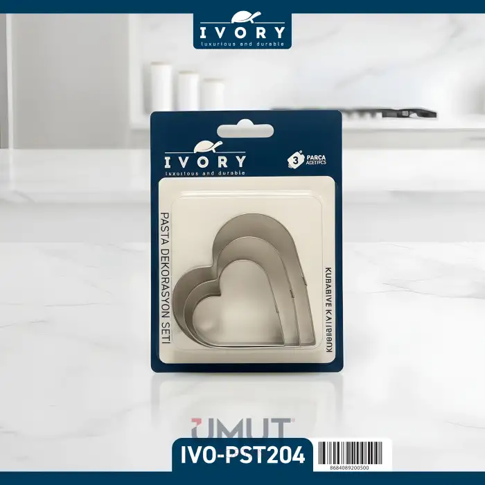 IVORY KURABİYE KALIBI SETİ 3 LÜ IVO-PST204