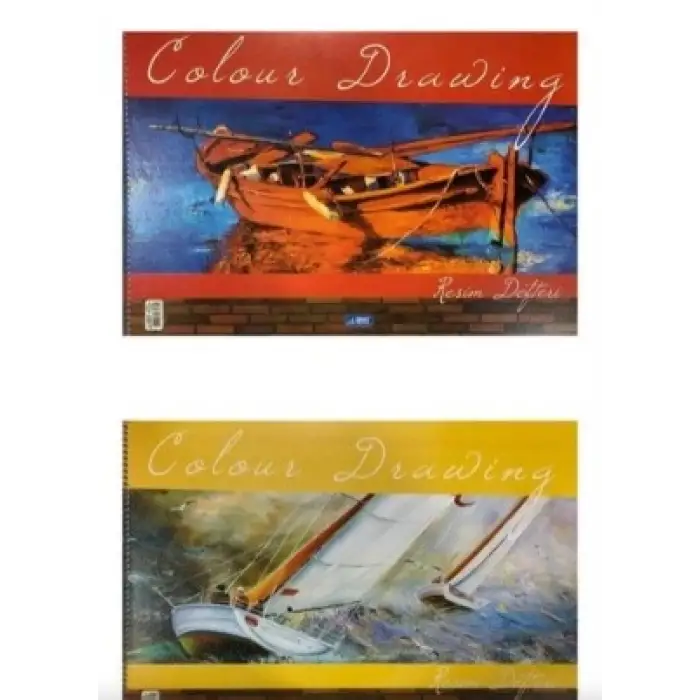 U DEEP RESİM DEFTERİ 35X50 25 YP SPİRALLİ