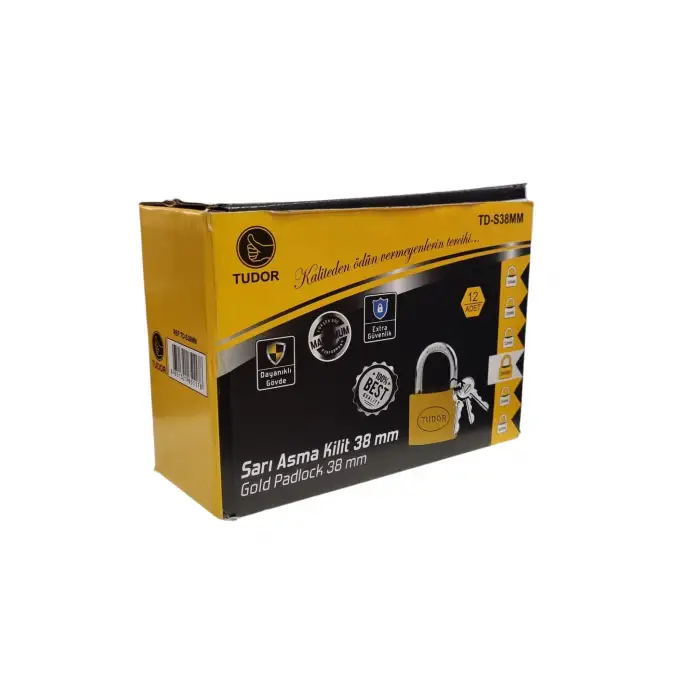 TUDOR ASMA KİLİT SARI 38 MM VKM TD-S38MM