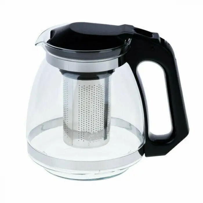 YAKUT ÇELİK SÜZGEÇLİ CAM DEMLİK 900 ML 8882