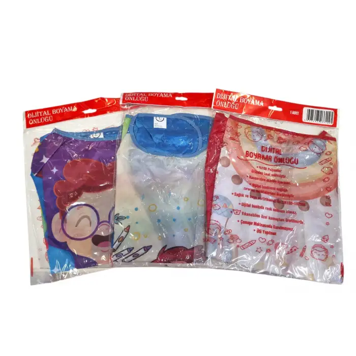 KUMAŞ BASKILI BOYAMA ÖNLÜĞÜ L-XL (PKT-24 LÜ )