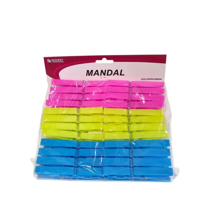VMAX PLASTİK MANDAL 24 LÜ V-166
