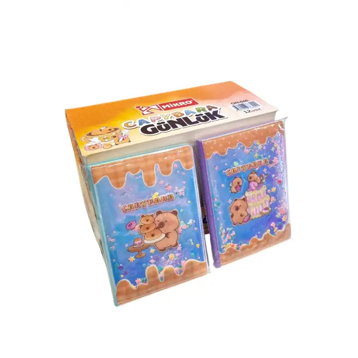 MİKRO CAPYBARA GÜNLÜK GN-646 (KT-12Lİ)