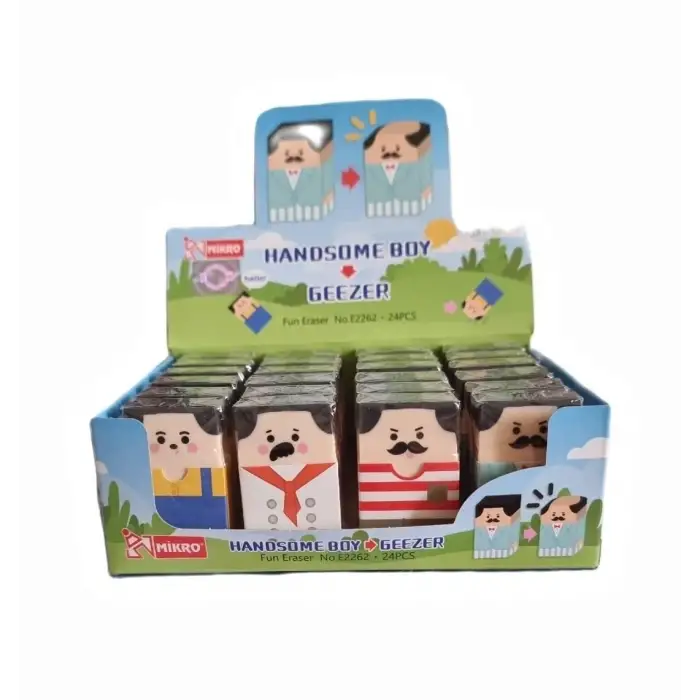 MİKRO HANDSOME BOY SİLGİ E-2262 (PKT-24 LÜ)