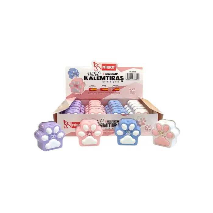 MİKRO PASTEL ÇİTFLİ KALEMTIRAŞ MK-2648 (PKT-24)