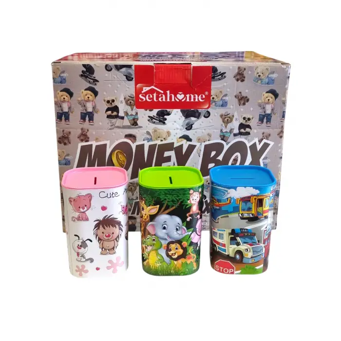 HEREVİN DESENLİ BÜYÜK KUMBARA (PKT-24 LÜ)