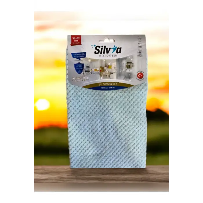 SİLVİA MİKRO.TEMİZLİK BEZİ DİAMOND 32X32 SLV-25