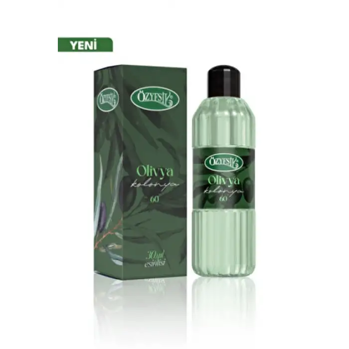 ÖZYEŞİL KOLONYA RENKLİ PET ŞİŞE OLİVYA 400 ML