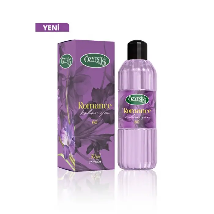 ÖZYEŞİL KOLONYA RENKLİ PET ŞİŞE ROMANCE 400 ML