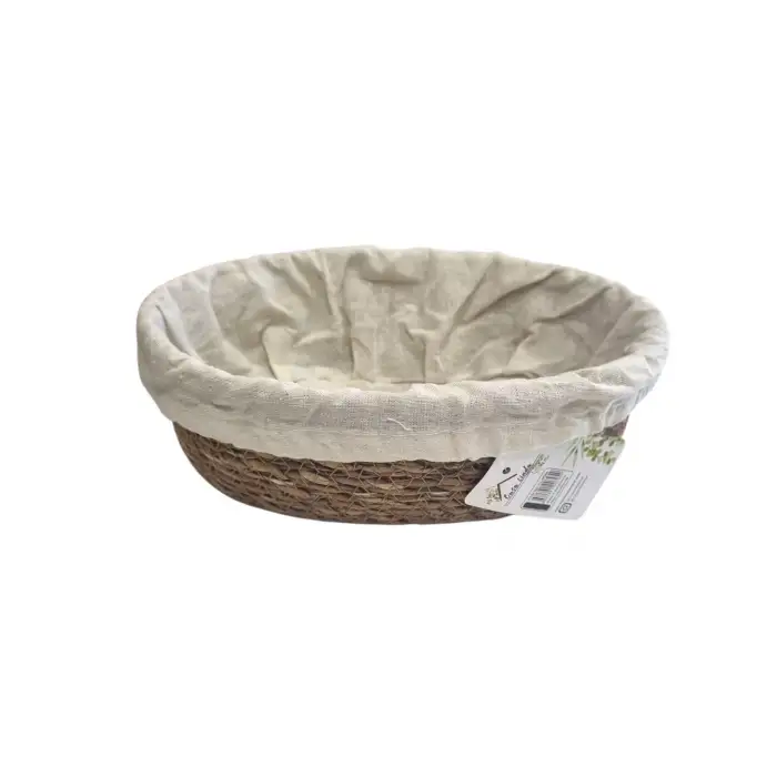 BALSA EKMEK SEPETİ BEZLİ OVAL CL-9044