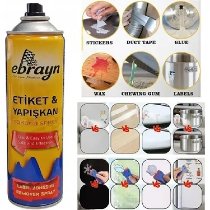 EBRAYN ETİKET YAPIŞKAN SÖKÜCÜ SPREY 500 ML